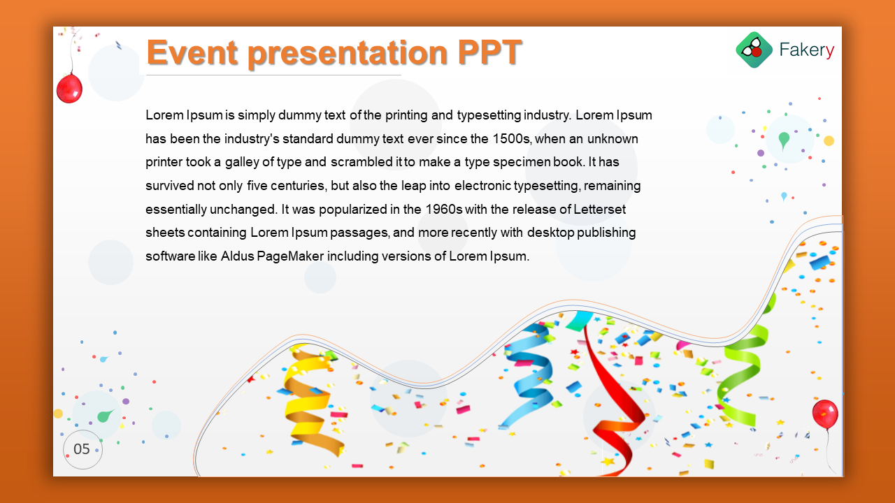 event presentation ppt template